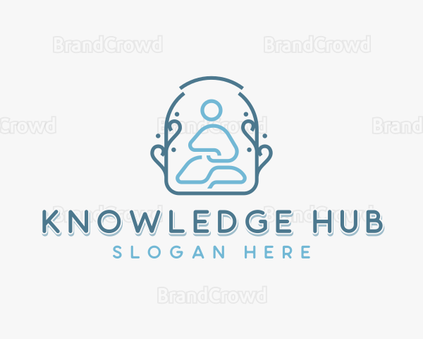 Wellness Meditation Yoga Logo