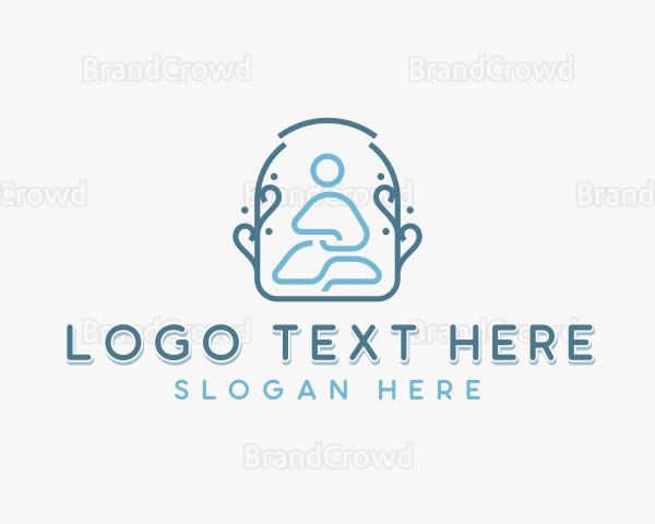 Wellness Meditation Yoga Logo