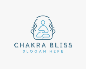 Wellness Meditation Yoga logo design