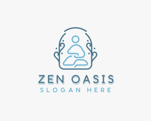 Meditation - Wellness Meditation Yoga logo design