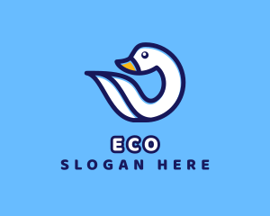 Swan - Swan Bird Animal logo design