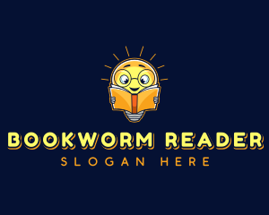 Smart Reading Bulb logo design