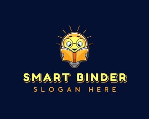 Smart Reading Bulb logo design