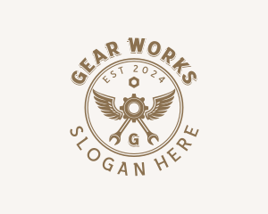 Mechanic Gear Automotive logo design