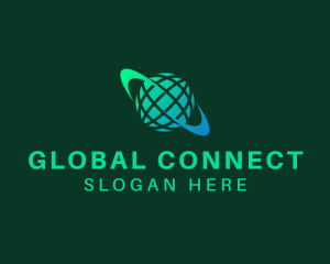 Technology Global Logistics logo design