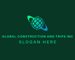 Technology Global Logistics logo design