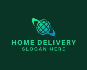 Technology Global Logistics logo design