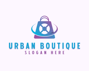 Shop - Ecommerce Shopping Bag logo design