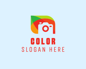 Colorful Camera Photography Logo