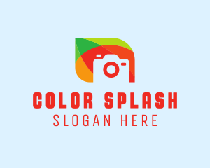 Colorful Camera Photography logo design