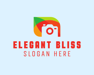 Photo Booth - Colorful Camera Photography logo design