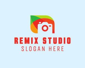 Colorful Camera Photography logo design