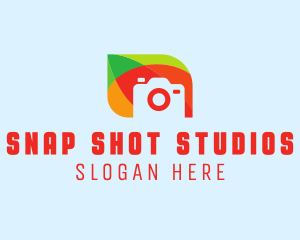 Colorful Camera Photography logo design