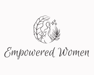 Nude Woman Beauty  logo design