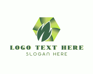 Leaves - Eco Leaf Farming logo design