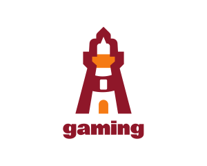 Red Lighthouse Tower Logo