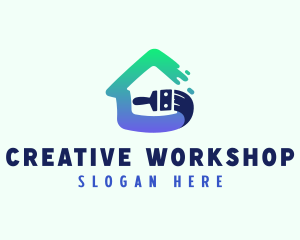 Workshop - Paint Brush Workshop logo design