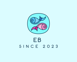 Fishery - Swimming Pet Fish logo design