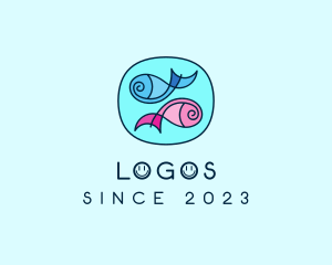 Pet - Swimming Pet Fish logo design
