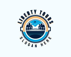 Airplane City Tour logo design