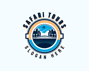 Airplane City Tour logo design