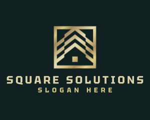 Metallic Roof Realtor Property logo design