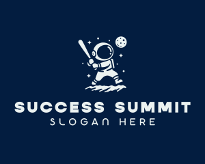 Astronaut Leadership Success logo design