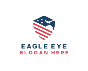 American Eagle Shield logo design