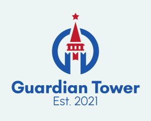 Amusement Park Tower  logo design