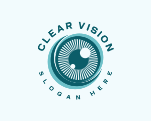Vision Eye Lens logo design