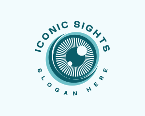 Vision Eye Lens logo design