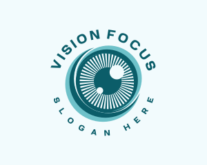 Lens - Vision Eye Lens logo design