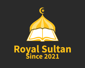 Sultan - Golden Muslim Koran logo design