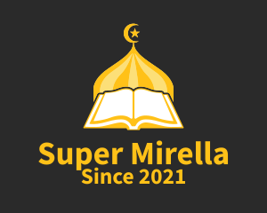 Islam - Golden Muslim Koran logo design