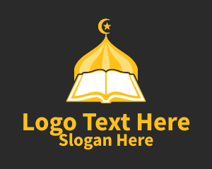 Golden Muslim Koran  Logo