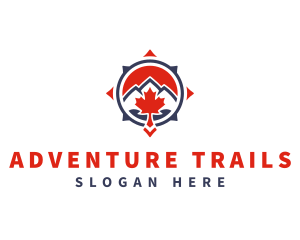 Canadian Mountain Adventure logo design