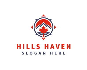 Canadian Mountain Adventure logo design