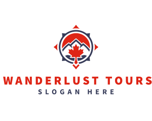 Canadian Mountain Adventure logo design