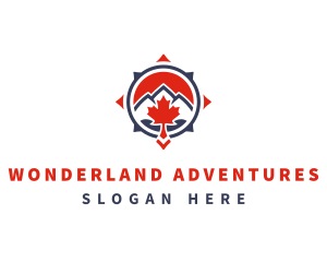 Canadian Mountain Adventure logo design