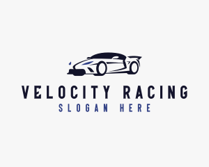 Race Car Automobile logo design