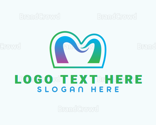 Modern Tooth Dentist Logo