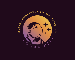 Astronaut Stars  Logo