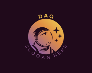 Astronaut Stars  logo design