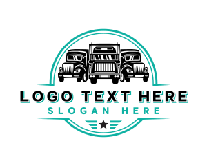 Freight - Truck Fleet Cargo logo design