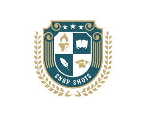 Education School Academy  Logo