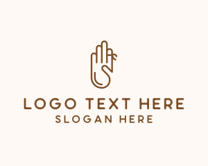 Movement - Four Fingers Hand logo design