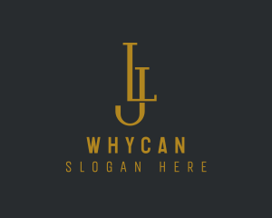 Attorney - Elegant Financial Business Letter LJ logo design