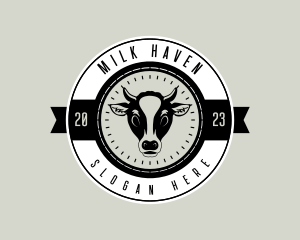 Dairy - Dairy Cow Farm logo design