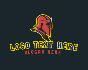 Videogame - Spartan Warrior Knight logo design