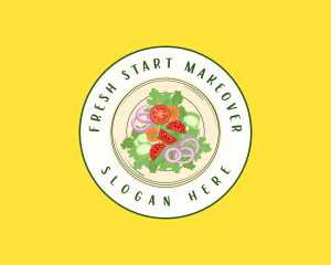 Healthy Salad Kitchen logo design